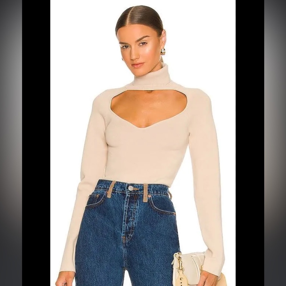 NANUSHKA NWT Fah Cutout Turtleneck Sweater